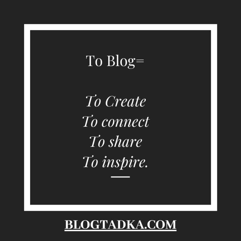 how to create a blog